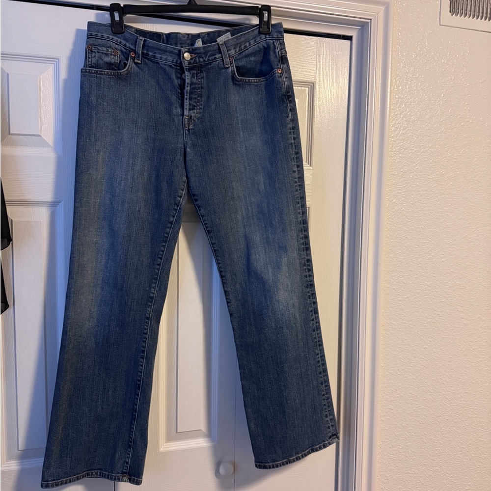 Lucky Brand Easy Rider light blue denim jeans great condition Button Fly